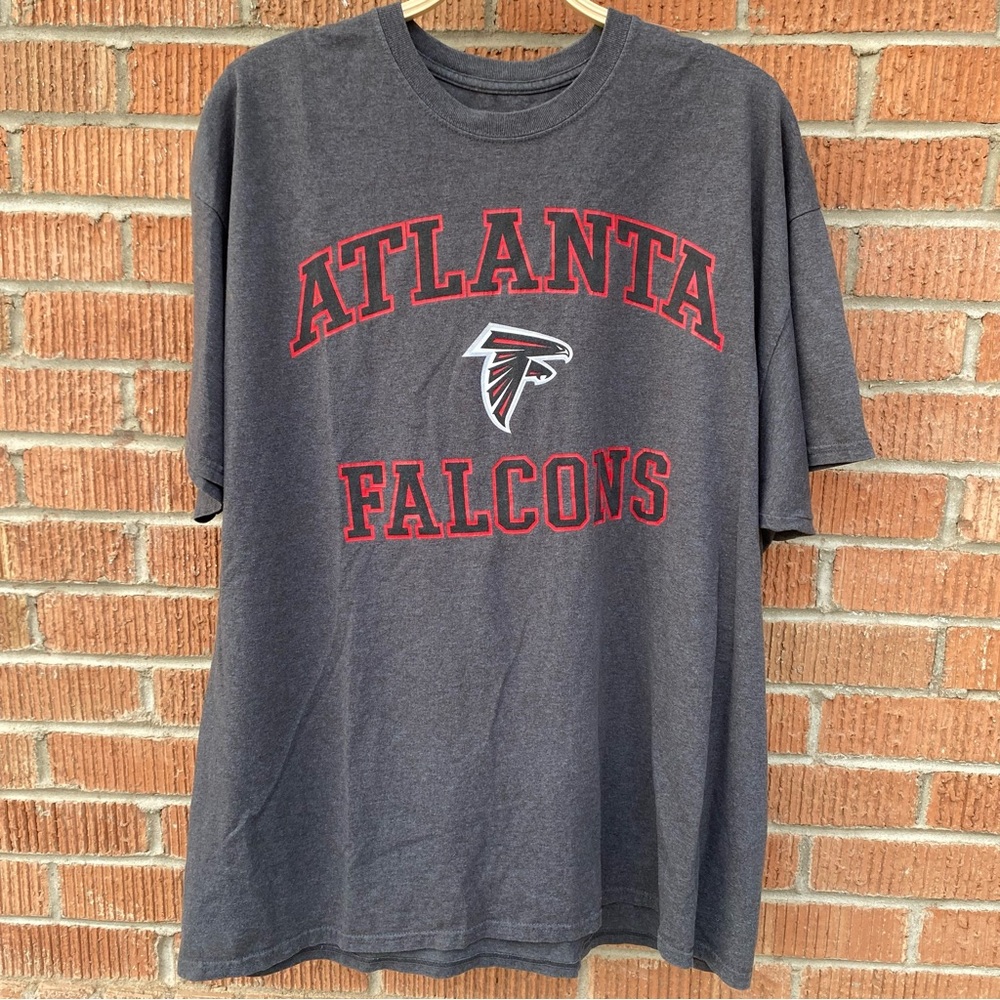 Majestic Atlanta Falcons Shirt Men's Size XL Gray NFL Football